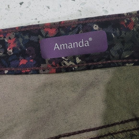 Gloria Vanderbilt Amanda Jeans Floral Classic Rise - Picture 5 of 5